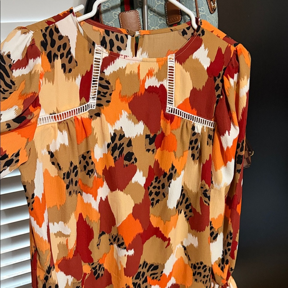 Women's Multicolor Patterned Top - Picture 3 of 4